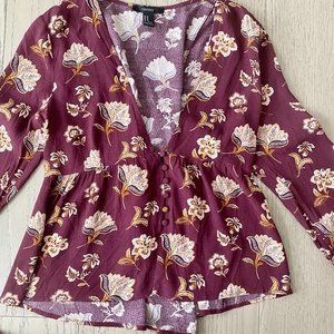 Unworn Forever 21 Blouse - Size Medium